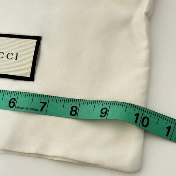 Gucci Satin Storage Cloth Drawstring Dust Bag Lot Of 2 Designer Luxury Logo - Picture 6 of 6